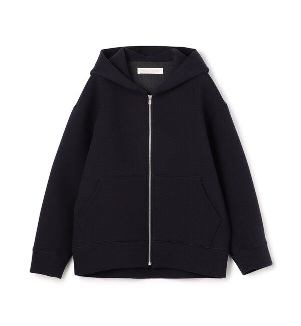 GALERIE VIE「ダンボールニット フーデッドブルゾン」|パーカー|69 ネイビー