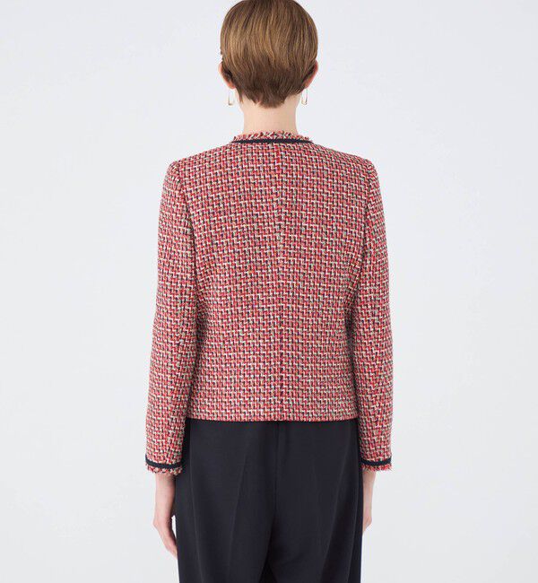 Ballsey「Acerola Vネックジャケット」|ノーカラージャケット|