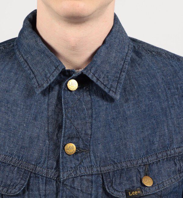 TOMORROWLAND MENS「【別注】Lee Westerner Jacket 7オンスリネンデニム」|ブルゾン・スタジャン|