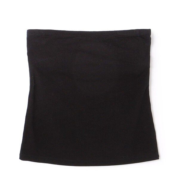 GALERIE VIE「スビンコットン ベアトップ」|チューブトップ|19 ブラック