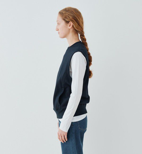 GALERIE VIE「スビンウラケ クルーネックベスト」|スウェット・ジャージ|