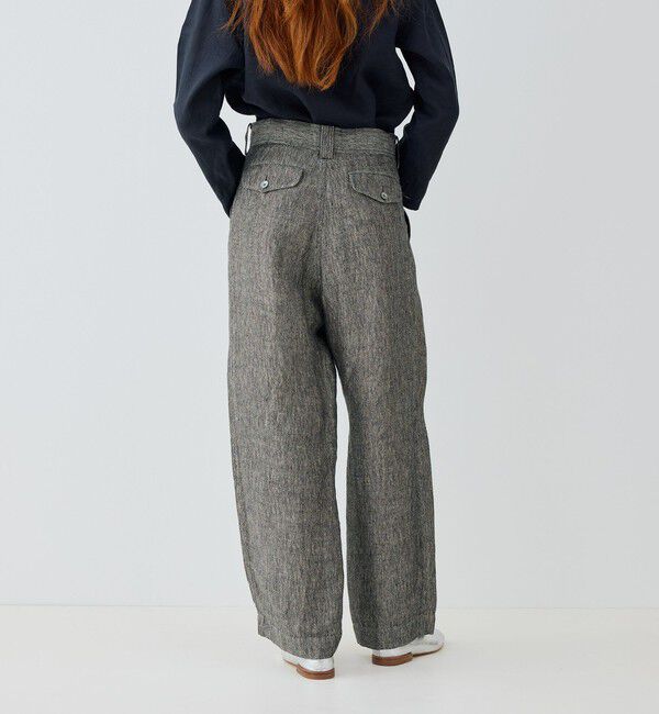 GALERIE VIE「ヘリテージリネン アーミースラックスパンツ」|スラックス|