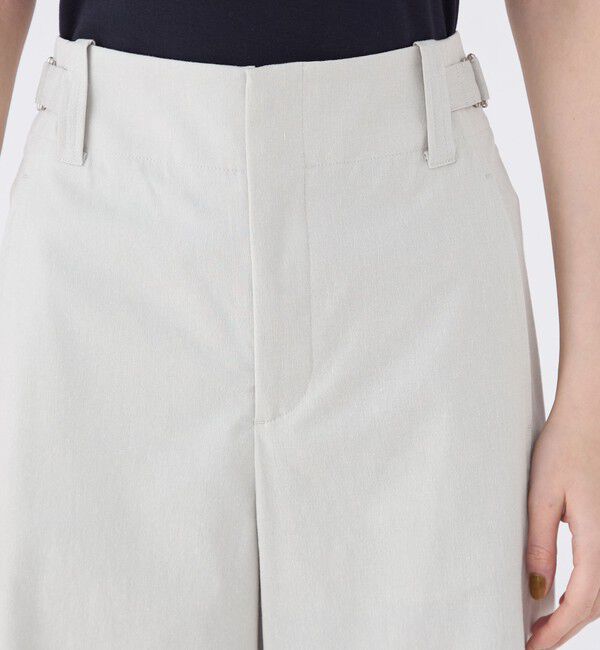 MACPHEE「ナチュラルスラブストレッチ セミワイドパンツ」|その他|