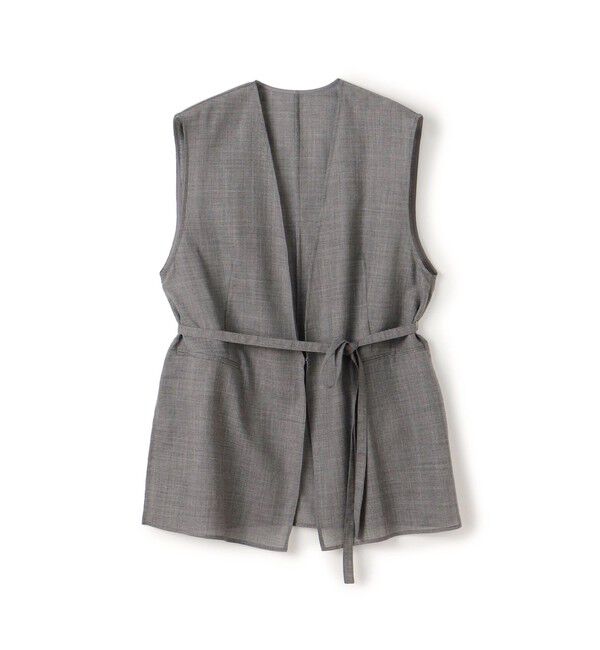 TOMORROWLAND collection「クリアーボイル ライトジレ」|ベスト・ジレ|15 グレー