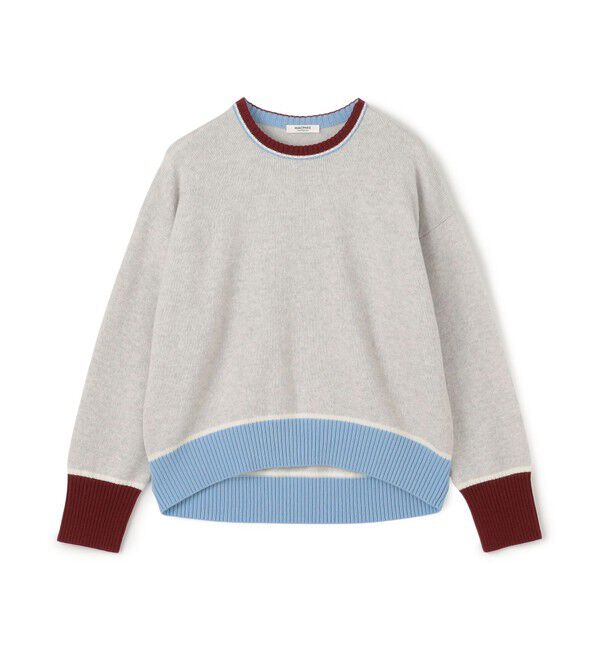 MACPHEE「NZ LAMBS クルーネックプルオーバー」|ニット・セーター|14 グレー系