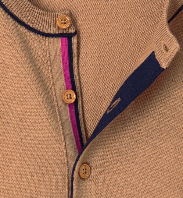 MACPHEE「プレーンウール クルーネックカーディガン」|カーディガン|