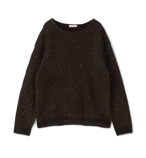 DES PRES「フォックスカシミヤ クルーネックプルオーバー」|ニット・セーター|48 ダークブラウン系