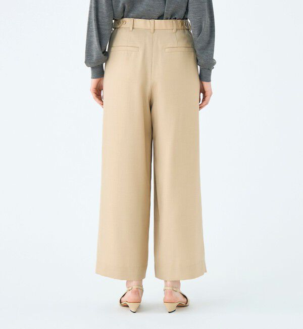 Ballsey「ライトカルゼ タックワイドパンツ」|その他|