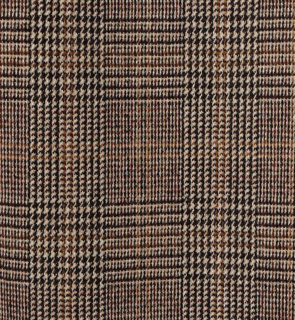 TOMORROWLAND collection「シックバーガンディー アシンメトリータックスカート」|タイト|