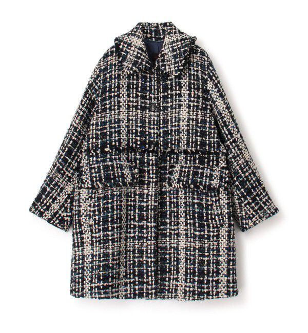 TOMORROWLAND collection「スチュワートファンシー ステンカラーコート」|ステンカラーコート|68 ブルー系