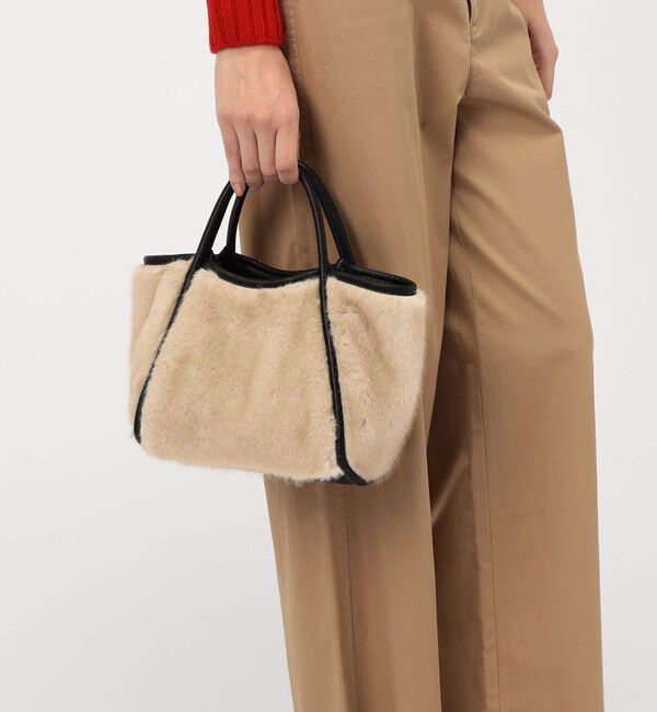 TOMORROWLAND GOODS「TOMORROWLAND フェイクファー トートバッグ」|トートバッグ|