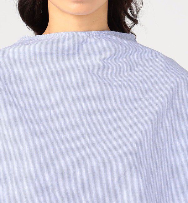 GALERIE VIE「コットン ミドルネックバックボタンシャツ」|シャツ・ブラウス|