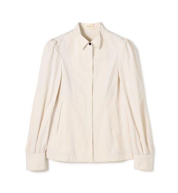 DES PRES「【WEB先行予約】コットンドライクロス パフスリーブ ジャケット」|ブルゾン・スタジャン|11 ホワイト