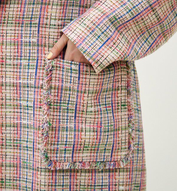 MACPHEE「スプラウトツイード コクーンコート」|チェスターコート|