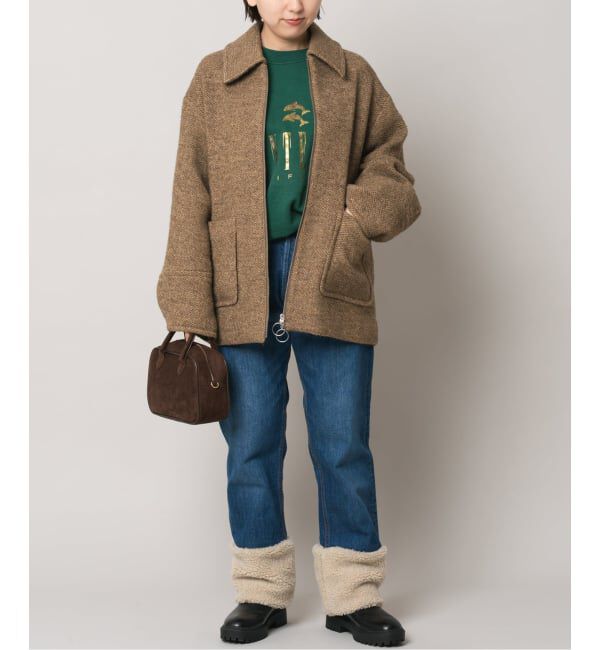  「ボアデニムパンツ」|デニム|