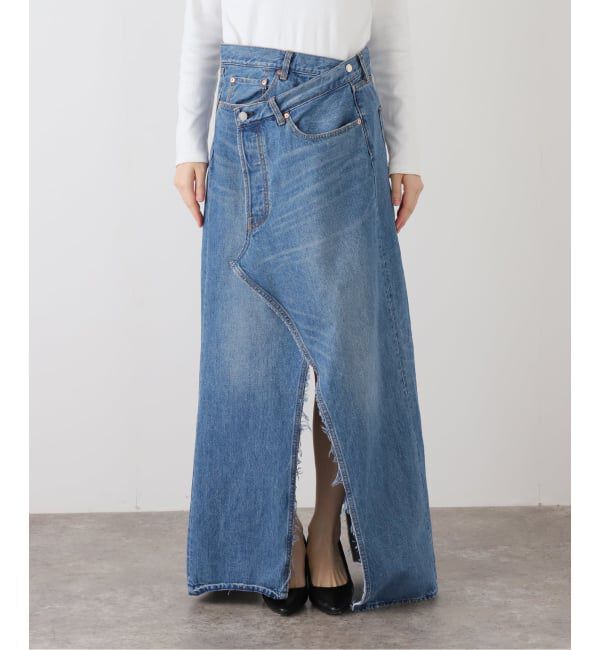  「デニムラップスカート」|スカート|