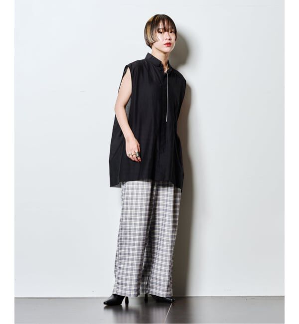  「BASERANGE 別注LINBER パンツ」|スラックス|