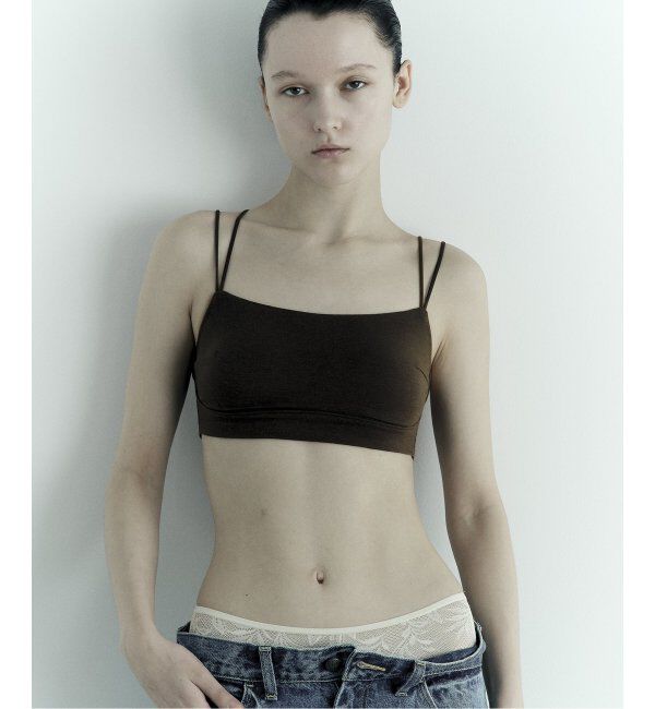 EMILYWEEK「EMILY WEEK &times; SLOBE IENA Wラインブラ」|インナー|ブラウン