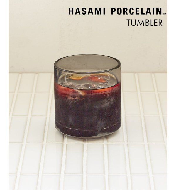 ACME「【HASAMI PORCELAIN / ハサミポーセリン】TUMBLER グラス タンブラー」|食器・キッチングッズ|グレー