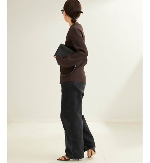 Plage「《追加》R&rsquo;IAM RIBシェイプカーディガン」|カーディガン|