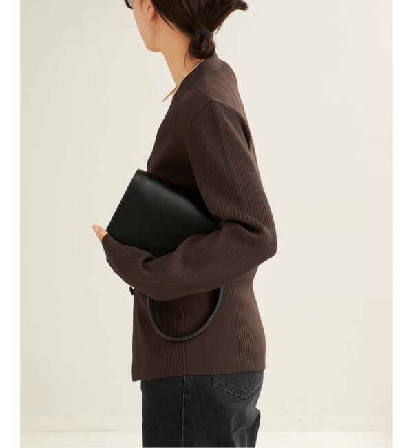 Plage「《追加》R&rsquo;IAM RIBシェイプカーディガン」|カーディガン|