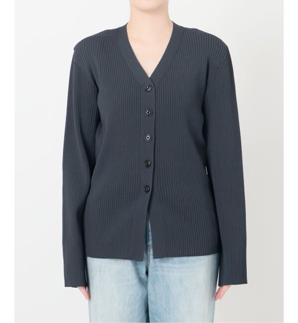 Plage「《追加》R&rsquo;IAM RIBシェイプカーディガン」|カーディガン|