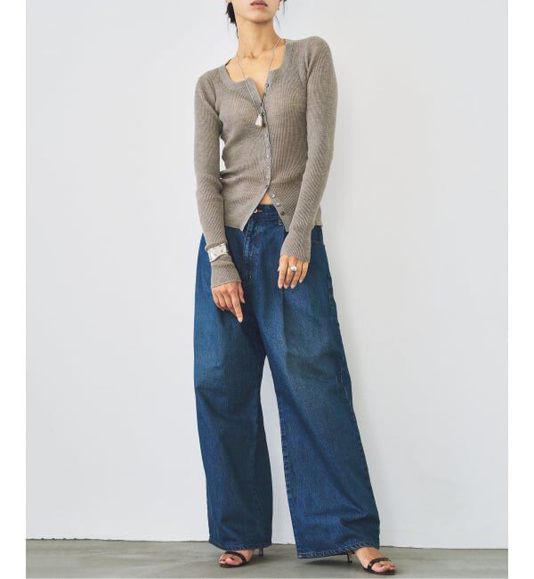 Plage「R&rsquo;IAM バレル DENIM パンツ」|デニム|