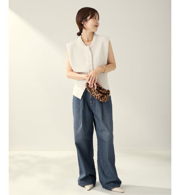 Plage「R&rsquo;IAM バレル DENIM パンツ」|デニム|