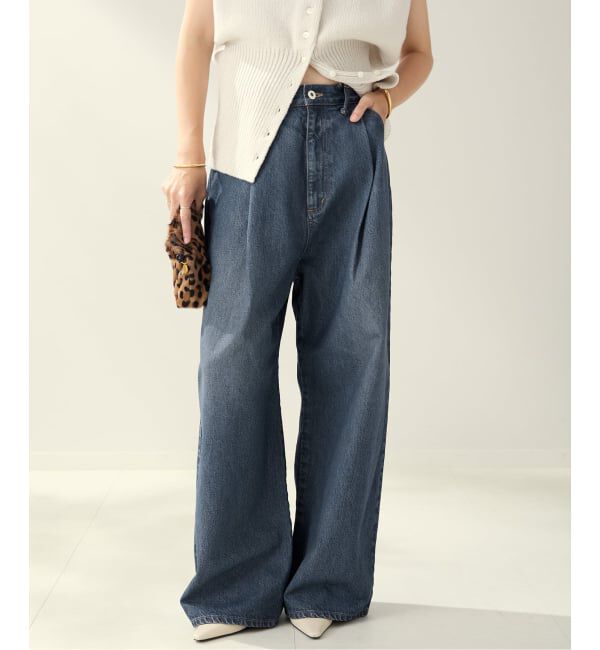 Plage「R&rsquo;IAM バレル DENIM パンツ」|デニム|