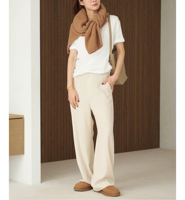 Plage「《追加》washable straight パンツ 4」|スラックス|