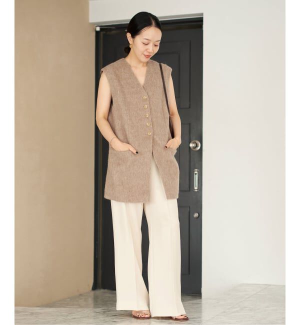 Plage「《追加》washable straight パンツ 4」|スラックス|