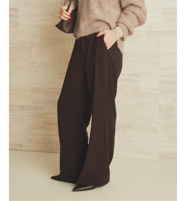 Plage「《追加》washable straight パンツ 4」|スラックス|