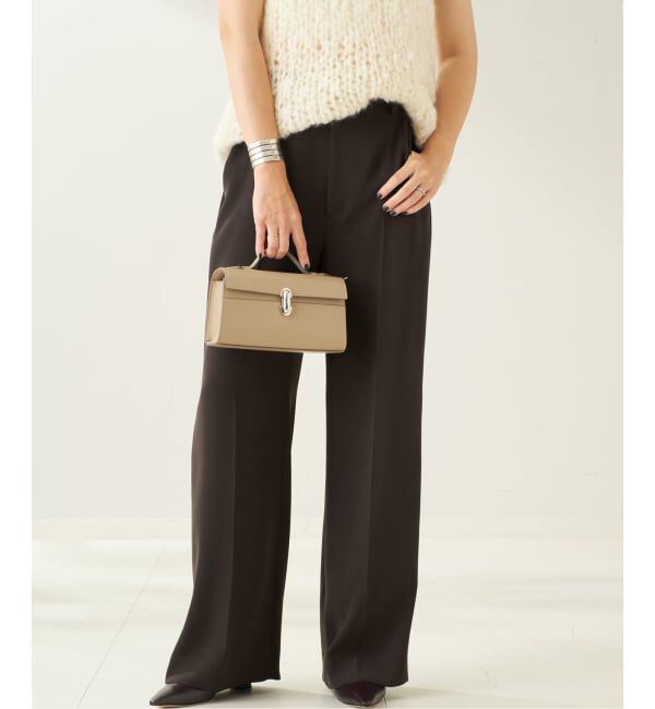 Plage「《追加》washable straight パンツ 4」|スラックス|