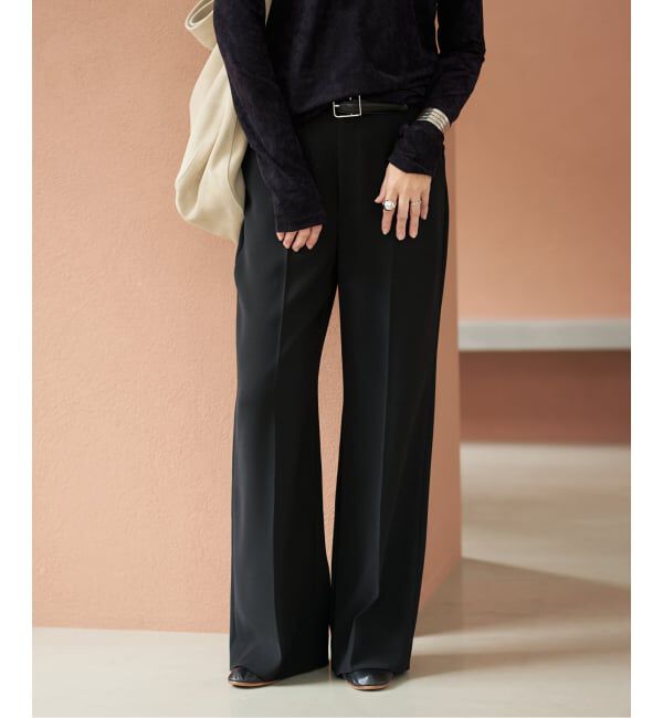 Plage「《追加》washable straight パンツ 5」|スラックス|