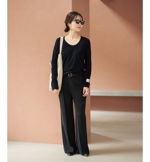 Plage「《追加》washable straight パンツ 5」|スラックス|