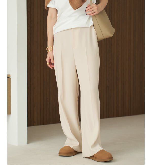 Plage「《追加》washable straight パンツ 5」|スラックス|