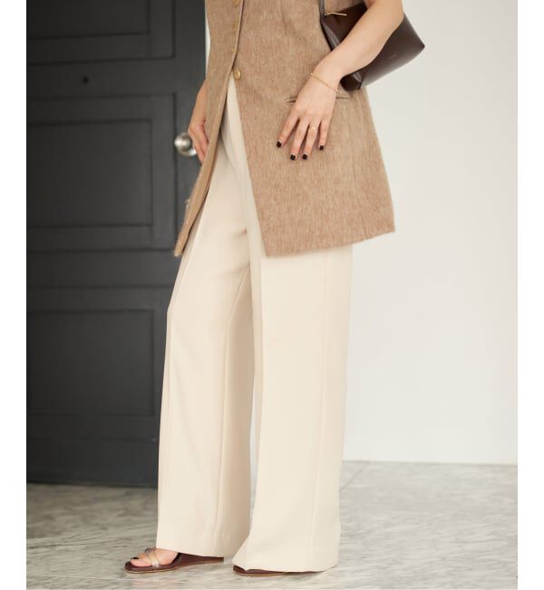 Plage「《追加》washable straight パンツ 5」|スラックス|