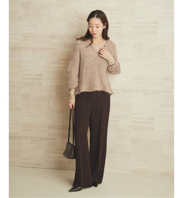 Plage「《追加》washable straight パンツ 5」|スラックス|