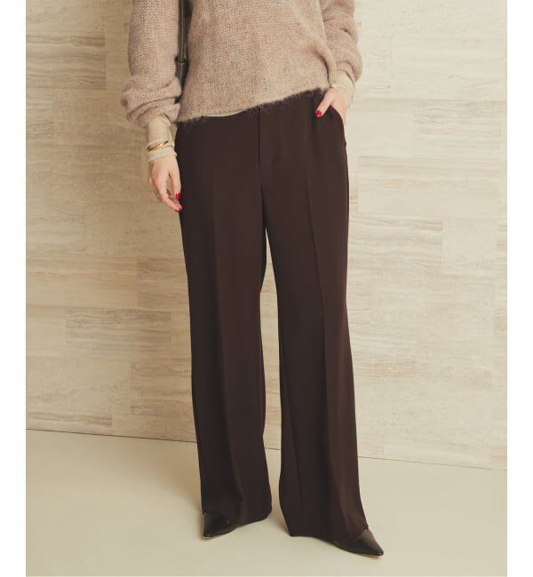 Plage「《追加》washable straight パンツ 5」|スラックス|