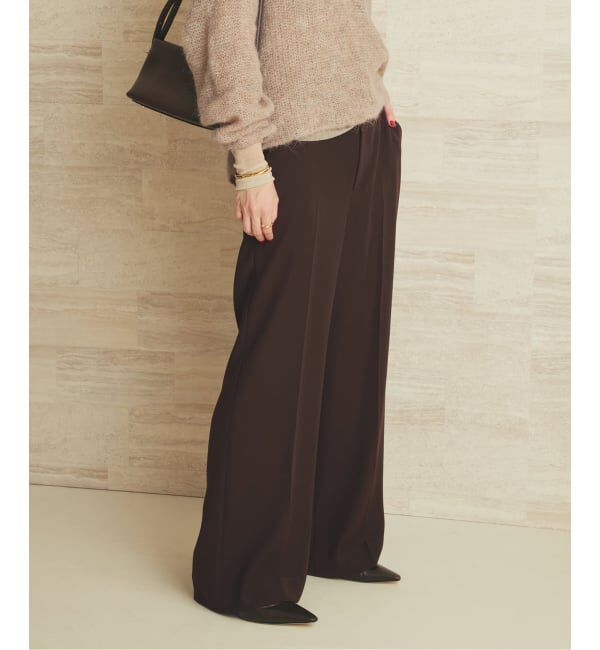 Plage「《追加》washable straight パンツ 5」|スラックス|