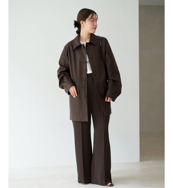 Plage「《追加》washable straight パンツ 5」|スラックス|