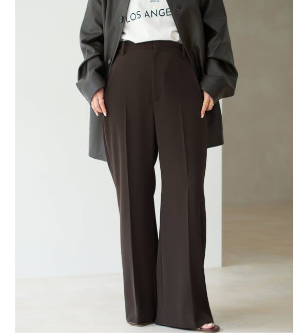 Plage「《追加》washable straight パンツ 5」|スラックス|