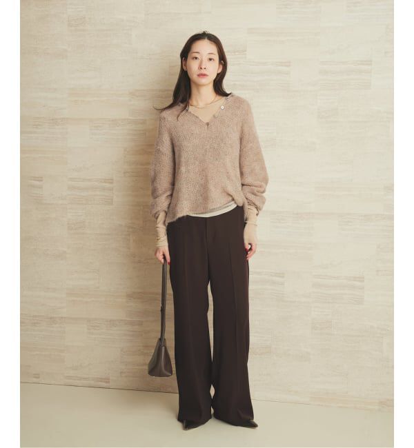 Plage「《追加》washable straight パンツ 5」|スラックス|