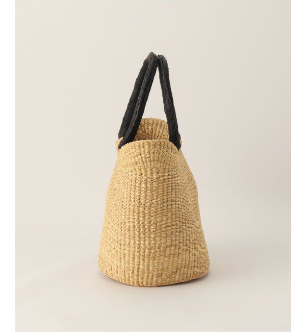 IENA「アフリカンスクエアー カゴバッグ  マルゾコ M」|かごバッグ|