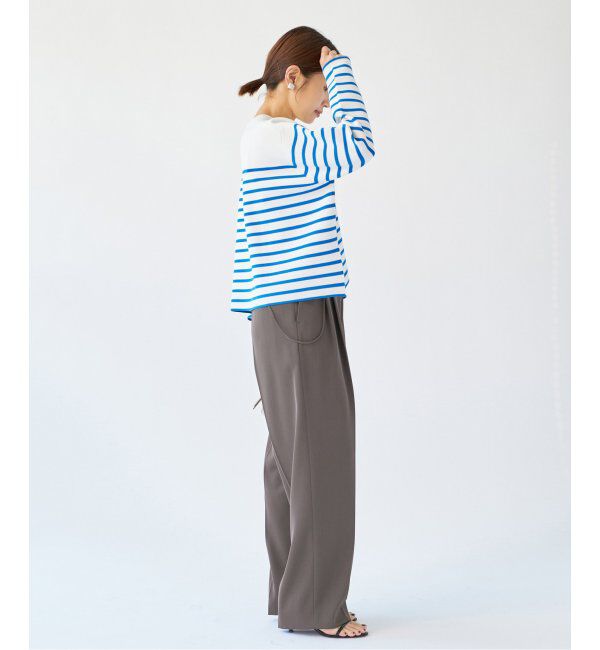 IENA「《追加3》サスペンダーツイルパンツ」|スラックス|