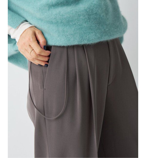 IENA「《追加3》サスペンダーツイルパンツ」|スラックス|