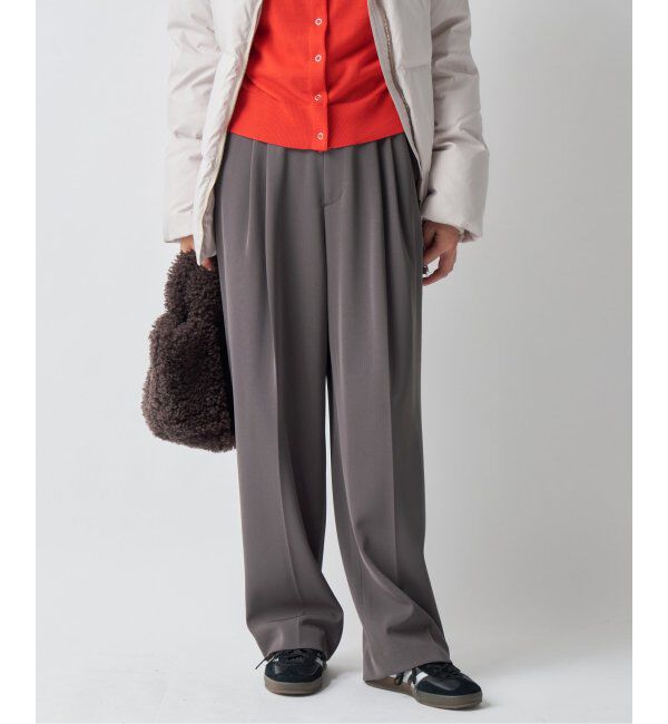 IENA「《追加3》サスペンダーツイルパンツ」|スラックス|