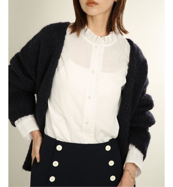 SLOBE IENA「《追加》ミニフリルブラウス」|シャツ・ブラウス|