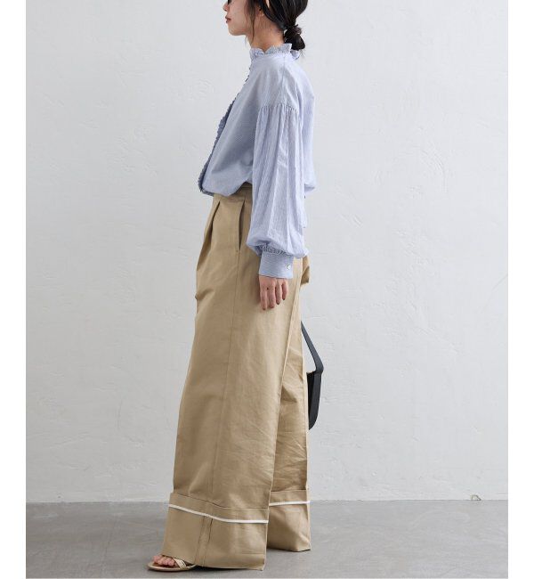 SLOBE IENA「《追加》ミニフリルブラウス」|シャツ・ブラウス|