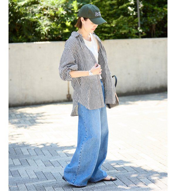 SLOBE IENA「リネンコットンレギュラーシャツ」|シャツ・ブラウス|